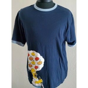 HOMER SIMPSON Donuts GOLF Official Fox T SHIRT Sz Small